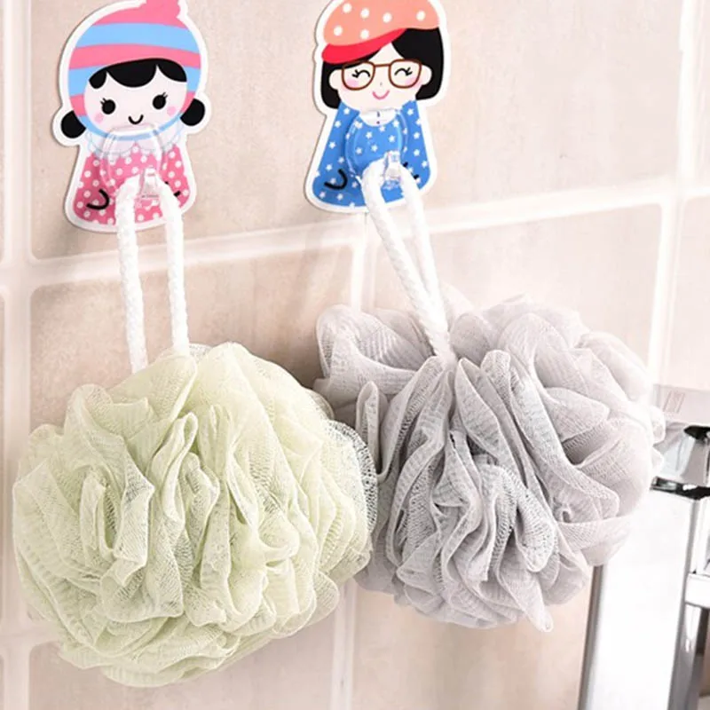 Custom Large Loofah Bath Sponge Body Scrubber Mesh Shower Pouf Bath Ball Sponge for Exfoliating