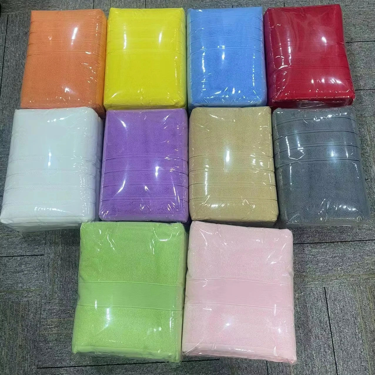 Best Selling Luxury 6Pieaces Towel Absorbent Custom Bath Towel Cotton 70x140 Wholesale 100% Cotton Custom Hotel Bath Towels