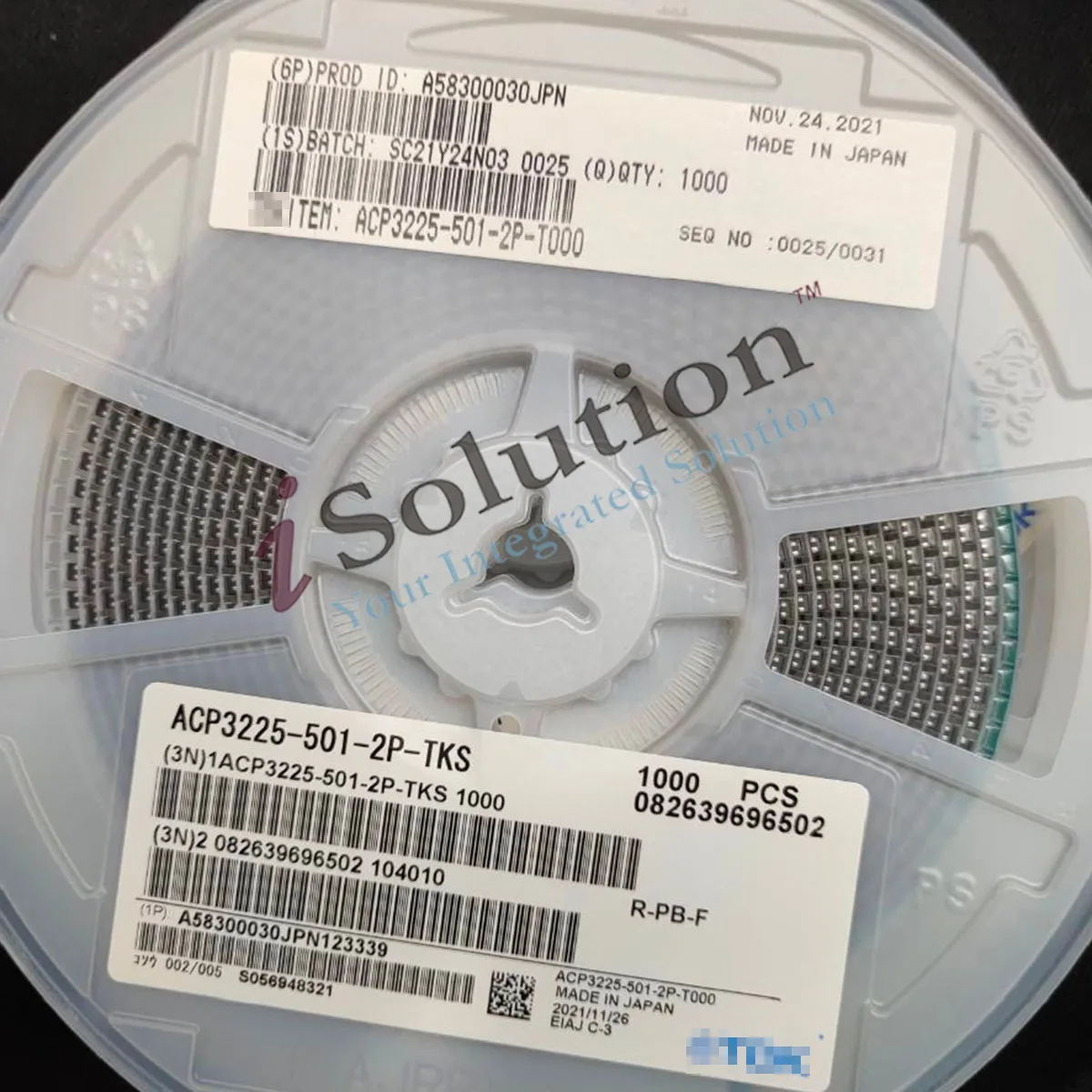 Новый ACP3225-501-2P-T000 CMC 2A 2LN 500 Ом SMD фильтры общего режима для линии