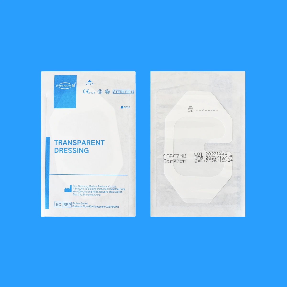 Transparent Film wound dressing for IV catheter fixing 6*7cm with U port waterproof and breathable Box of 100 Wholesale