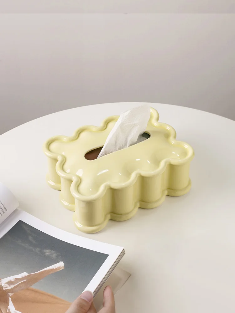 2023 Wholesale New Fashion Nordic Baby Tissue Box Solhui  Luxury Decoration Home Living Room Tissue Boxes Napkin