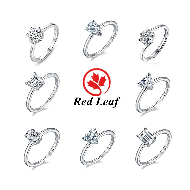 Redleaf Moissanite Wholesale Carat Price Synthetic Diamond Stone DEF VVS 2*3mm to 15*20mm Loose Iced Cut Cushion Moissanite