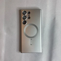 High Quality Matte Magnetic Soft Silicone Phone Case For Samsung Galaxy S23 Ultra-thin Lens Protection Phone Accessories