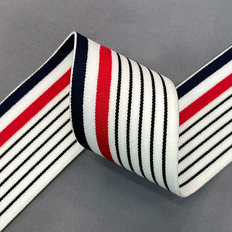 Competitive Price Colorful Sewing Elastic Band Pinstripe Elastic Waist Band For Women Underwear Woven