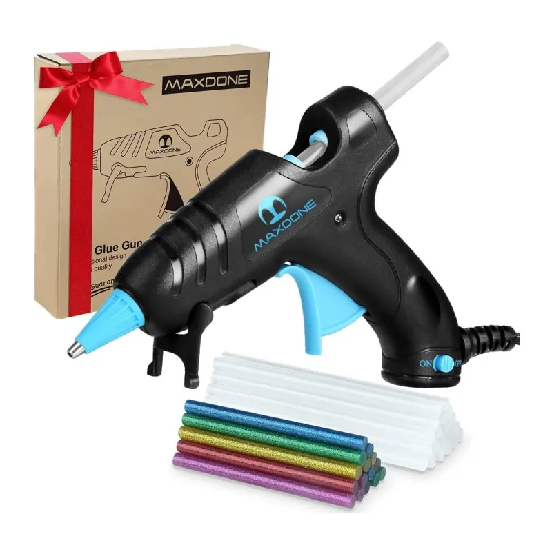Штепсельная Вилка американского стандарта портативный преимущество горячего расплава сургучная Печать клеевой пистолет с Клеевые стержни 30 шт.