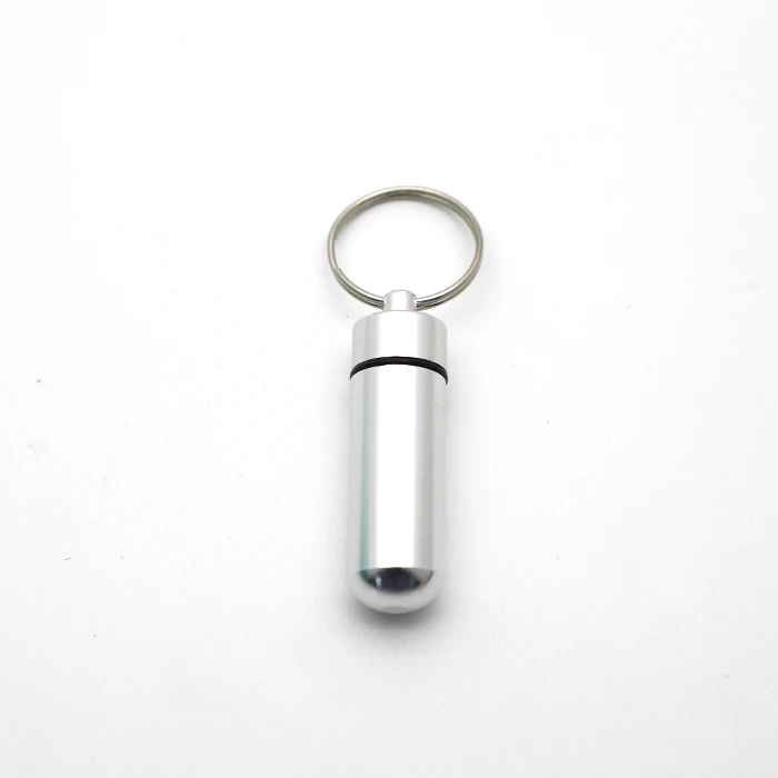 cute plastic pill case custom keychain Small Pill Box For pocket size Travel Daily Pill Organizer Convenient To Carry Home