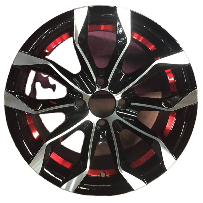 7003 Factory Direct aluminum alloy red wheels 13 to 16 inches