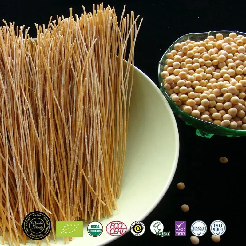 organic vegetarian green pea mung bean nudels pasta