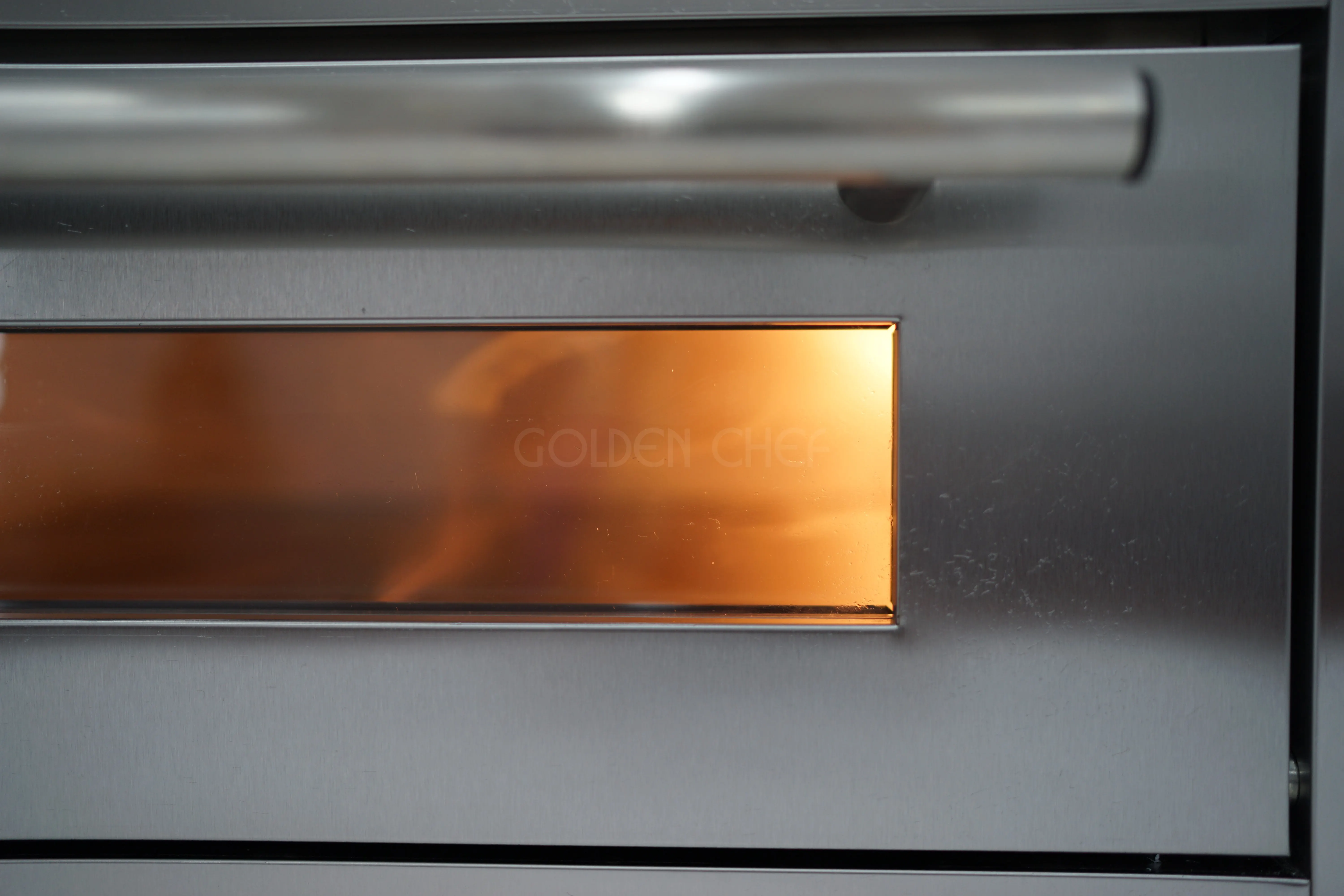 Golden Chef factory high quality Micro-computer panel baguette bread small steam deck oven with steam steam single deck oven