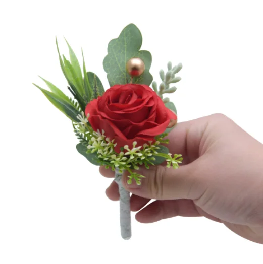 Bride Bridesmaid Girl Flower Silk Flower Corsage Ornament Party Wedding Homecoming Artificial Flower