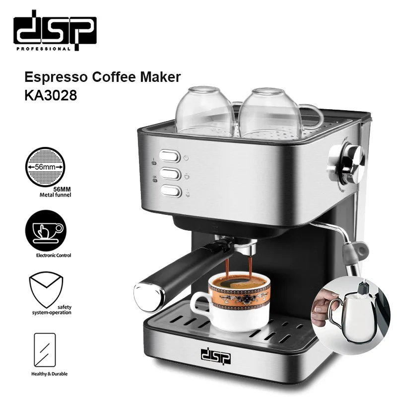 KA3038 Home Office small Espresso semi-automatic milk frother integrated coffee machine