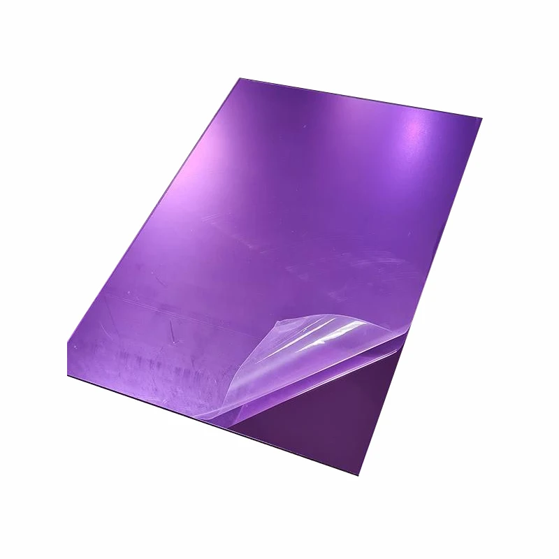 Durable Gold Mirror Acrylic Sheet 1mm 2mm 3mm 4x8 Mirror Sheets Golden Mirror Acrylic Sheets