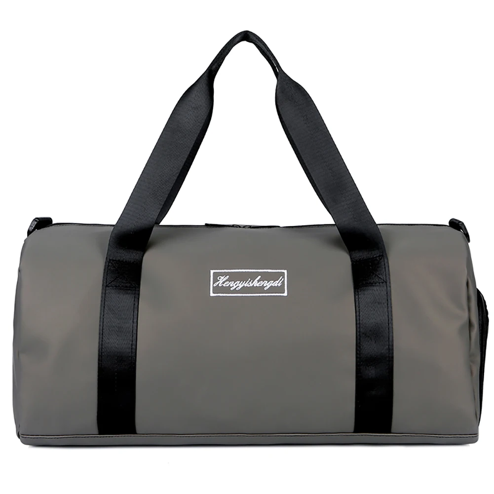 Promotional Custom Waterproof Large Sport Duffel Travel Bag with Shoe Compartment Men Leather Oem High Quality Duffel Travel Bag