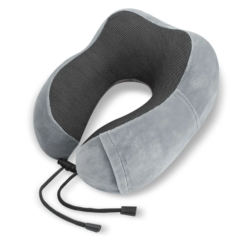 Hot Selling Cooling Set Eye Mask Neck Rest Cushion 3 in1 U Shape Memory Foam Travel Neck Pillow