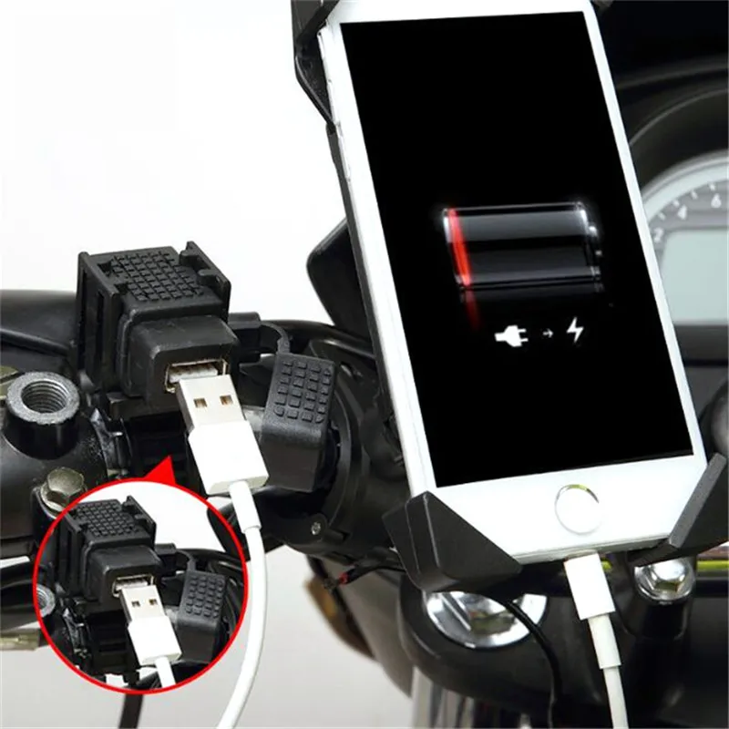 5V 2.1A two wheeler mobile charger for 12v to 24v motorcycles car boat