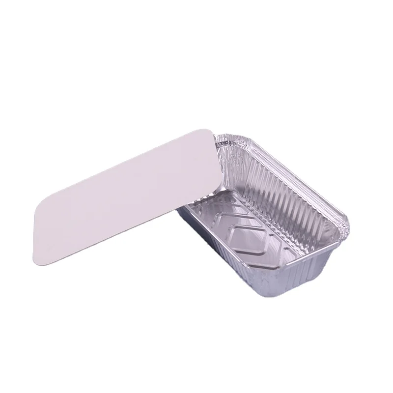 670ml Aluminum Foil Container Half Size Medium Pan 1.5Lb Loaf Pan With Lid