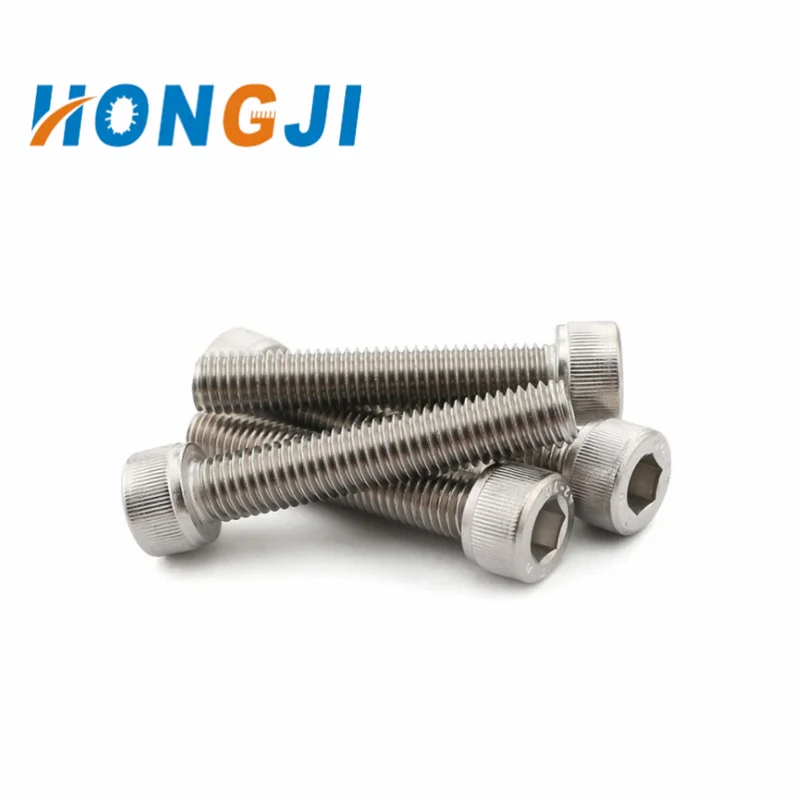Высококачественные стальные крепежные винты DIN 912 с шестигранной головкой из нержавеющей стали