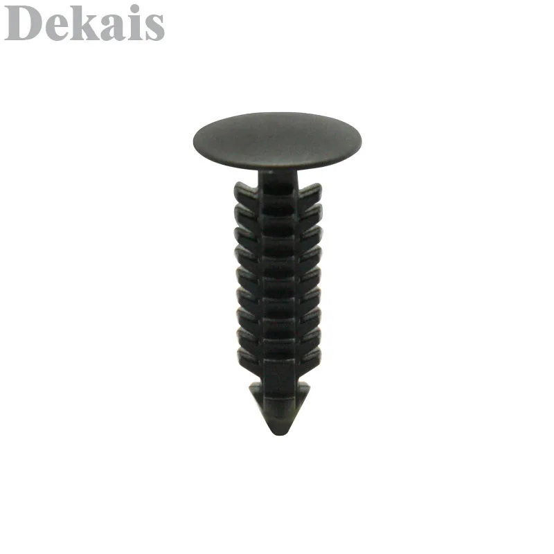 Barbed push fasteners christmas tree clips nylon plastic pine tree clips,nylon bolts push rivets 6mm hole fixing fastener