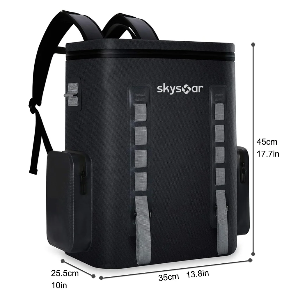 Factory ECO Friendly TPU Tarpaulin Leakproof Waterproof Cooler Bag Dry Bag Thermal Insulated Beer Food Delivery Cooler Backpack