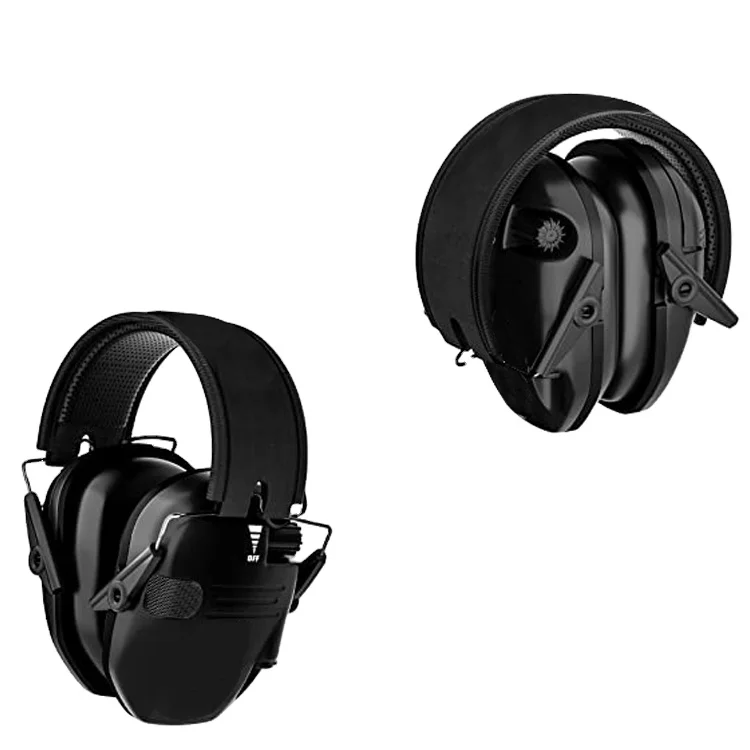 Compression Noise Cancelling Protection Headset Tactical Hearing Safety Ear Muffs Electronic Shooting Earmuffs