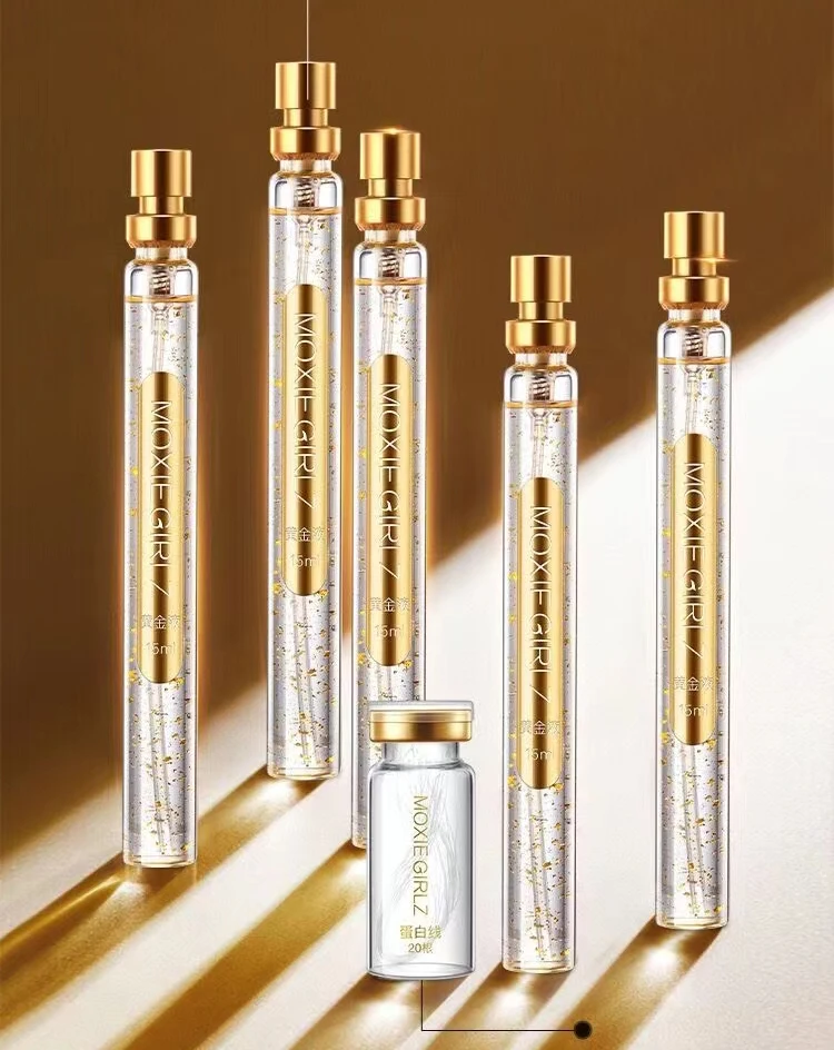 24k gold collagen serum set with protein line gold protein line