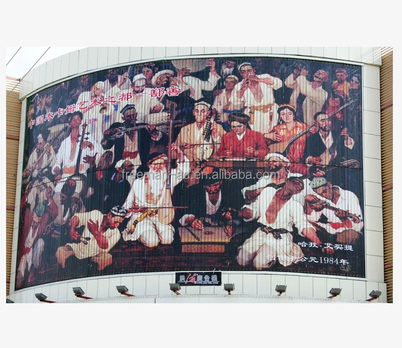 outdoor billboard advertising equipment aluminium rotating tri-vision advertising billboard