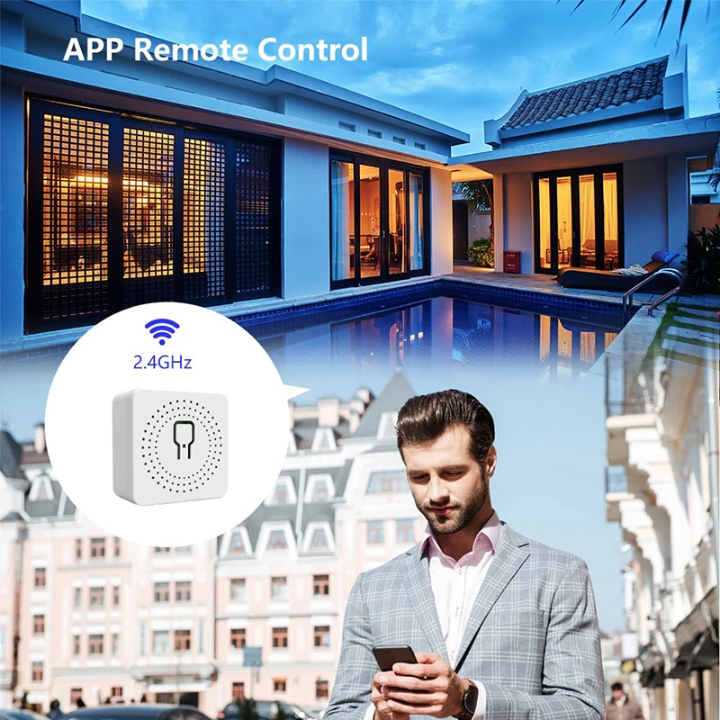 Tuya Wi-Fi умный переключатель света мини модуль DIY выключатель поддерживает связь с 2-мя способ вкл/выкл стены