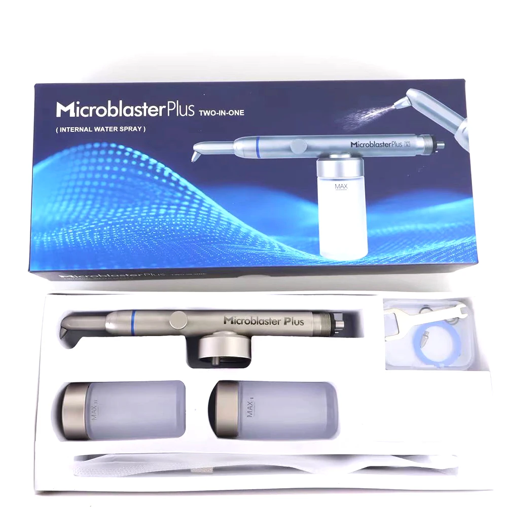 Dental Sandblaster Air Flow Polisher With Water Spray Aluminum Oxide Device Teeth Whitening Sand Blasting Machine