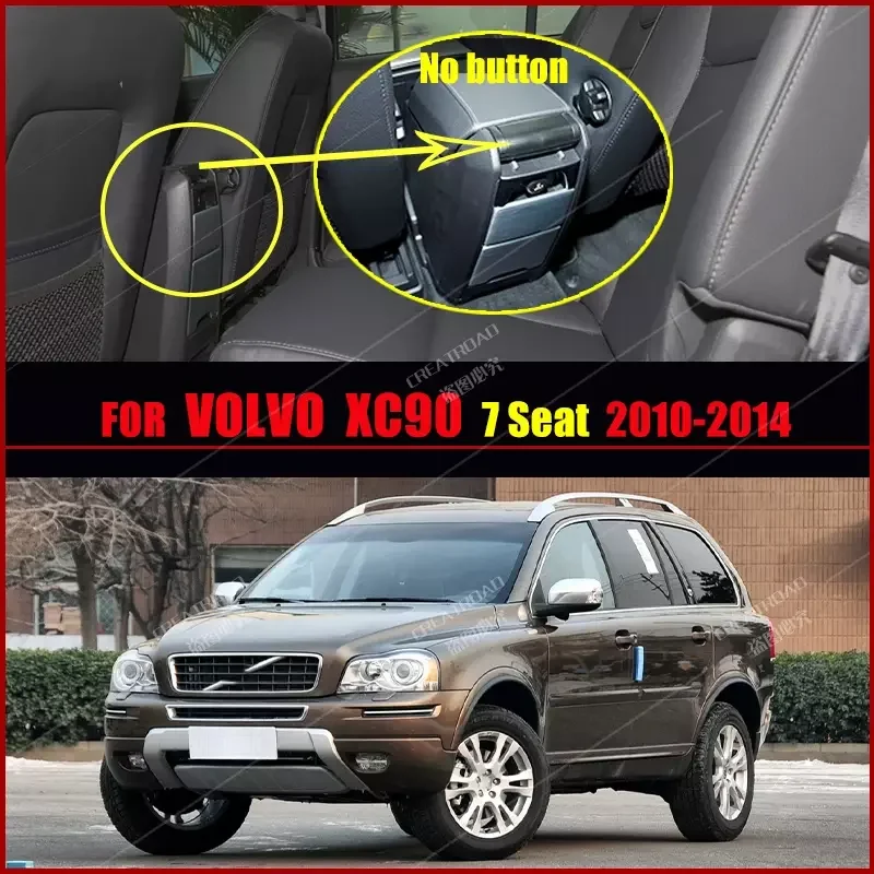 Custom Double Layer Car floor mats For Volvo XC90 7 Seats 2010 2011 2012 2013 2014 Foot Carpet Interior Accessories