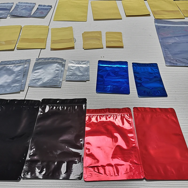 OEM ODM 10S Plastic Flower Bags Smell Proof Ziplock Mylar Bag Packaging