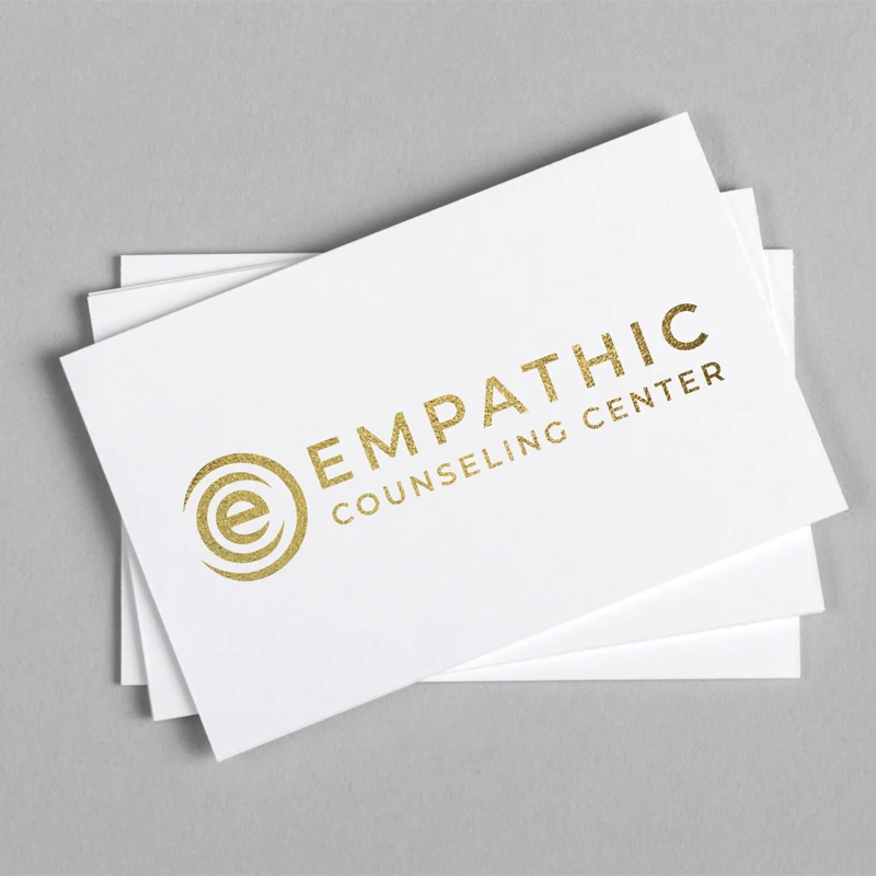 Factory price high quality custom paper embossed business cards