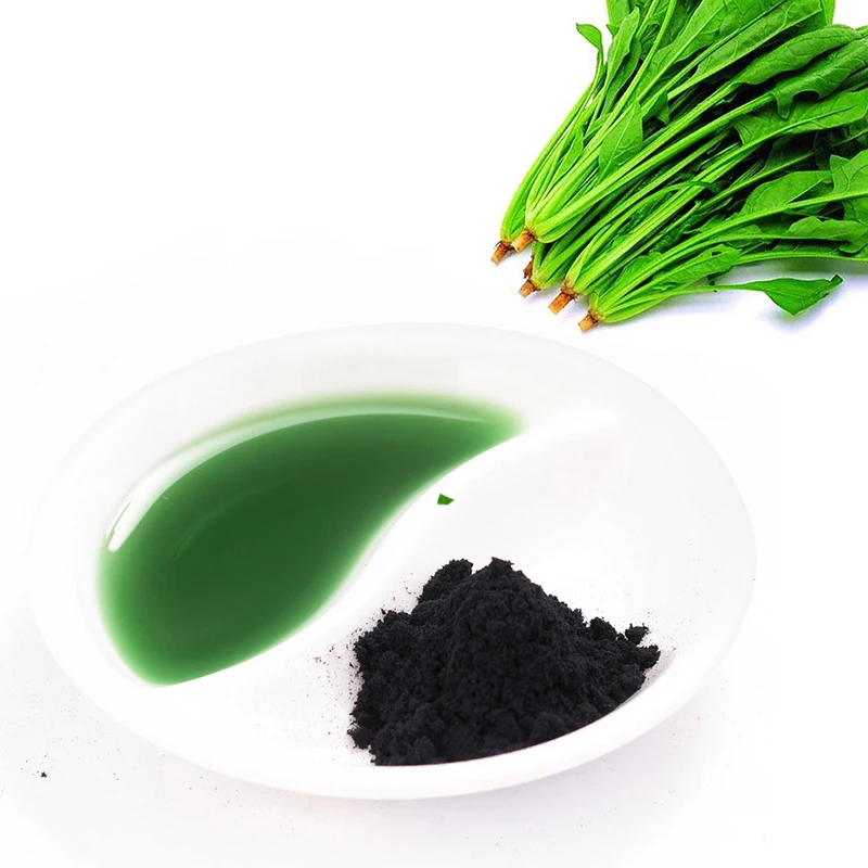High temperature resistance edible food powder natural green extract sodium copper chlorophyll color