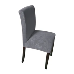 Removable Washable Furniture Protector Slipcovers Fitted Stretch Velvet Dining Chair Seat Covers