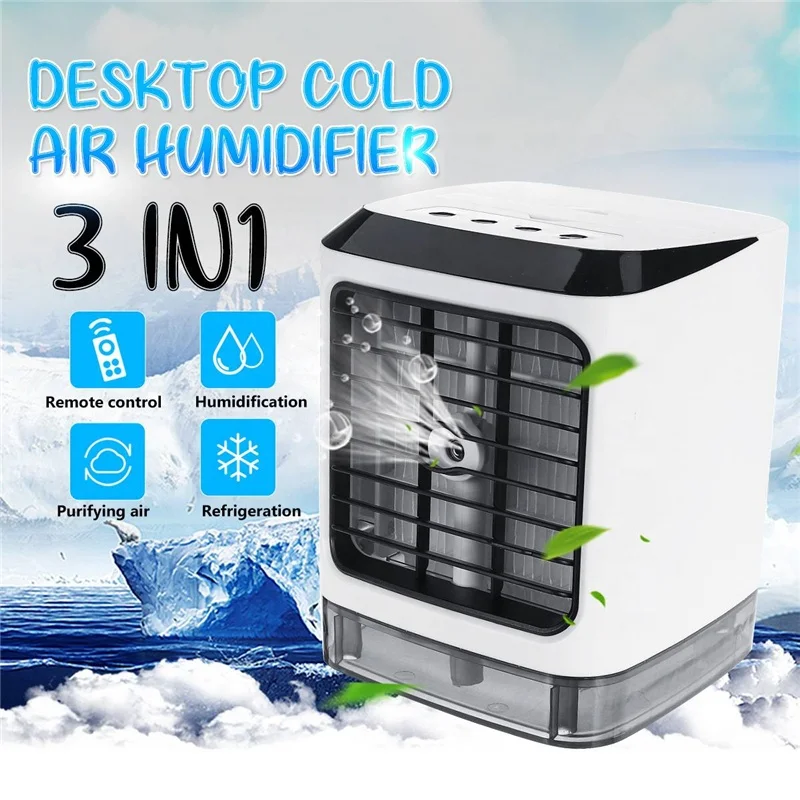  Новинка 2020 популярный портативный мини-воздухоохладитель Arctic с USB устройство для персонального пространства кондиционер светодиодный охлаждающий вентилятор увлажнитель