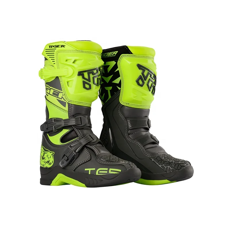 TR Tiger  Kids Off Road Motocross Shoes Kids Motorcycle Dirt Bike Boots Kids Motorcycle Racing Shoes