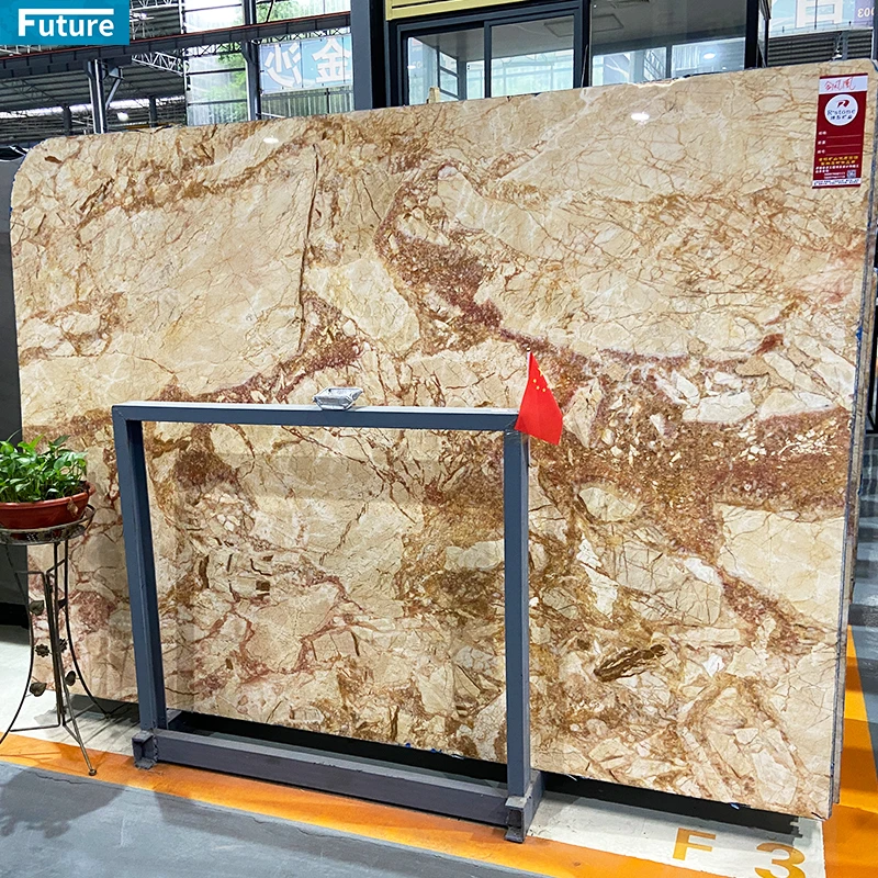 Luxury Natural Calactta Golden Marble Slab Cut To Size For Bathroom Floor Tiles Livingroom Wall Kitchen Countertop Furniture