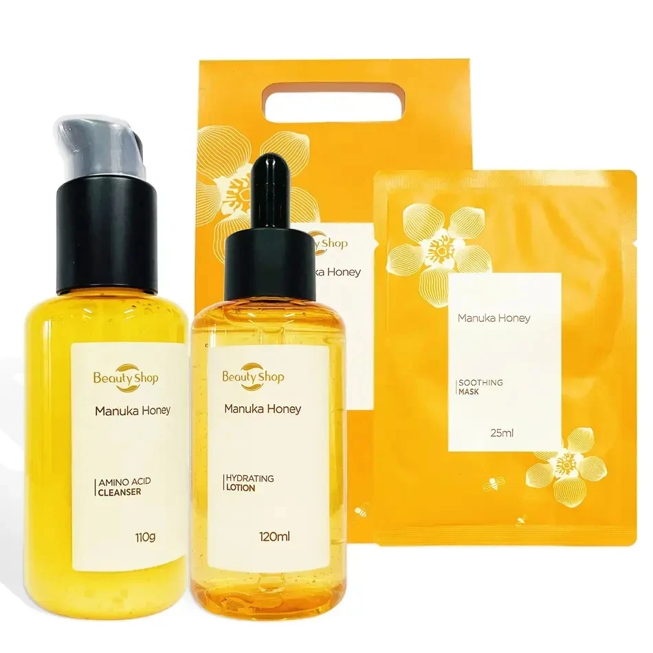Private Label Honey Extract Gentle Foaming Cleanser Amino Acid Facial Cleanser For Moisturizing