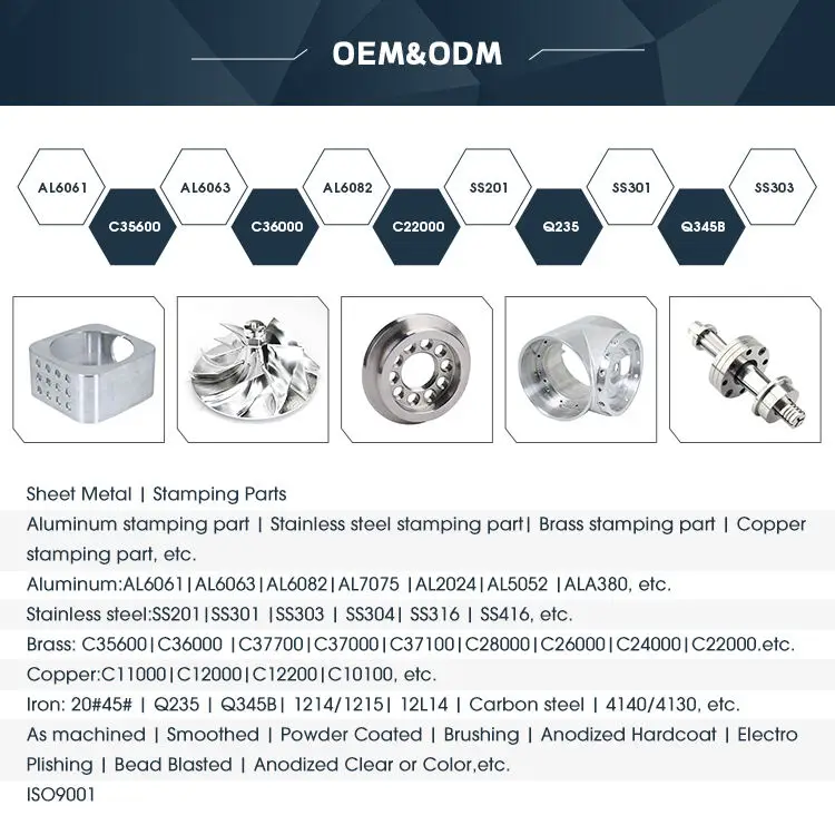 OEM Custom Aluminum Stainless Steel Stamping Processing Metal Fabricator Custom Sheet Metal Work Metal Stamping