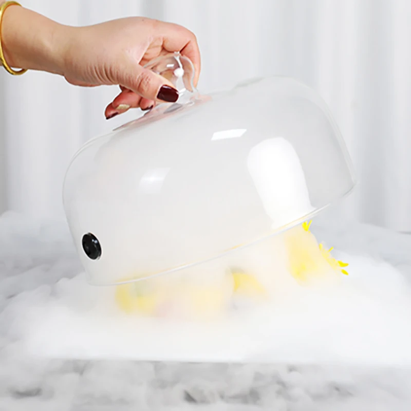 Clear Glass dome  fresh-keeping cover molecule gourmet gourmet cake glass cover glass tableware cookware