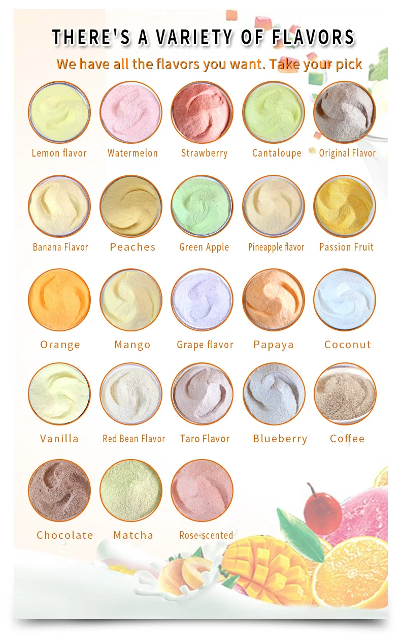 Doking популярный фруктовый ароматизатор порошковый растворимый напиток клубничный порошок для молочного чая