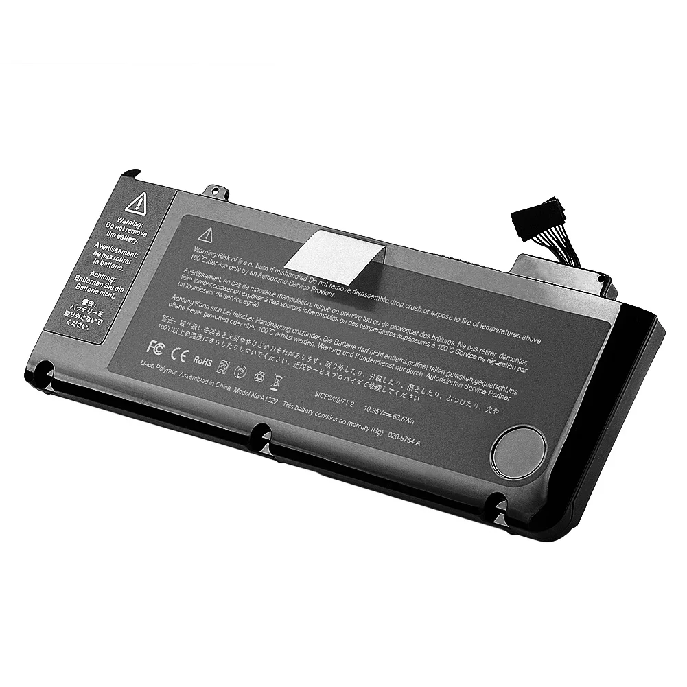 10.95V 63.5WH Macbook Battery A1322 For Apple