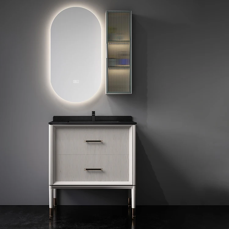 Modern Luxury Premium Quality Bathroom Furniture Free Standing Wooden Bathroom Vanity Cabinets