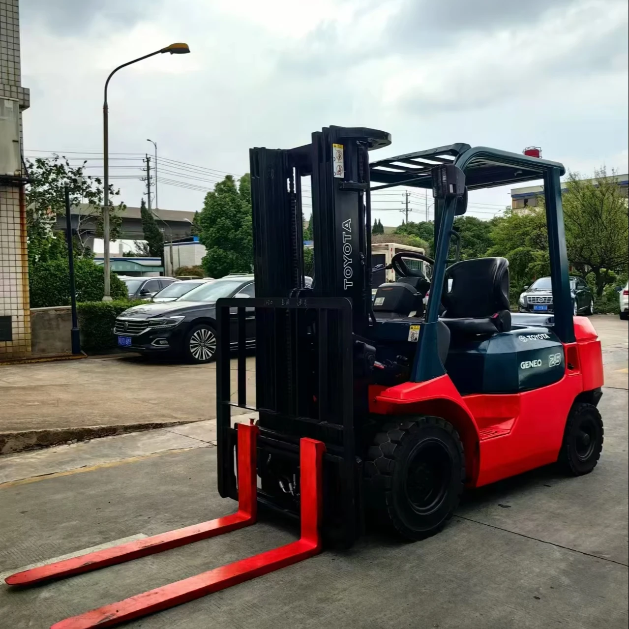 Used Japan Forklift TOYOTA 2.5 Ton GENEO 25 Japan Original Forklift Truck for Sale