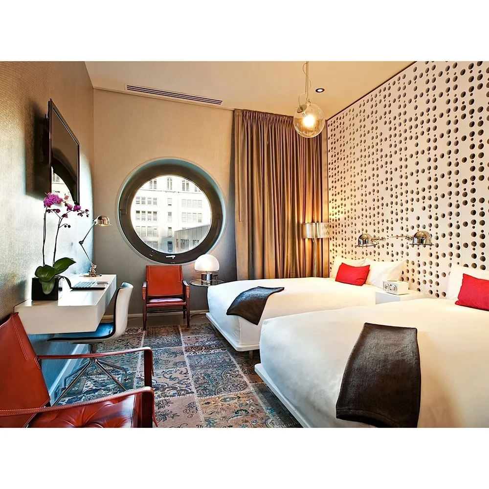Dream Hotels Luxury Boutique Hotel Room Furniture Contemporary Design Hotel Bedroom Sets