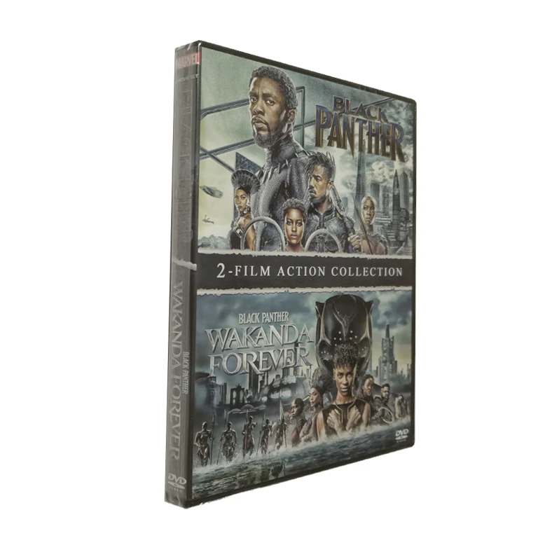Черная пантера 1-2 2 фильмы коллекционные DVD диска оптовая продажа с завода Фильмы ТВ сериал Мультфильм CD Blue ray