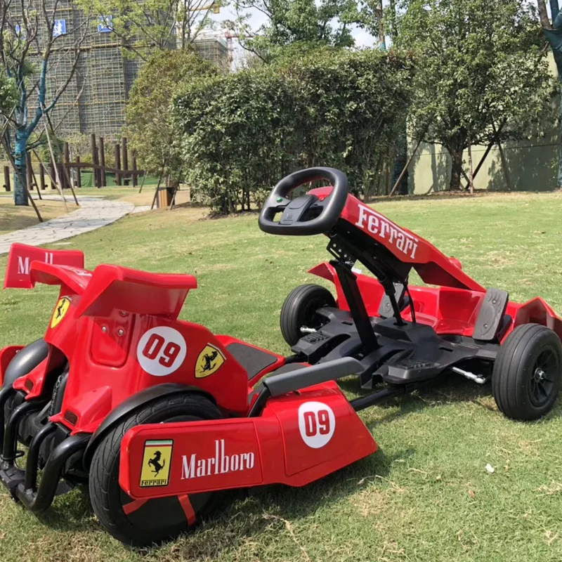 off road 10 inch electric go kart dual motor go karting with replaceable battery 54v