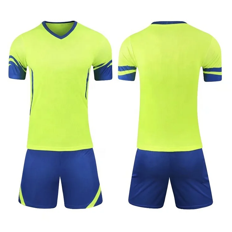 New Design Sublimate Soccer Uniform Set Blank Sport Shirt Custom Breathable Football Jersey Soccer Tracksuit