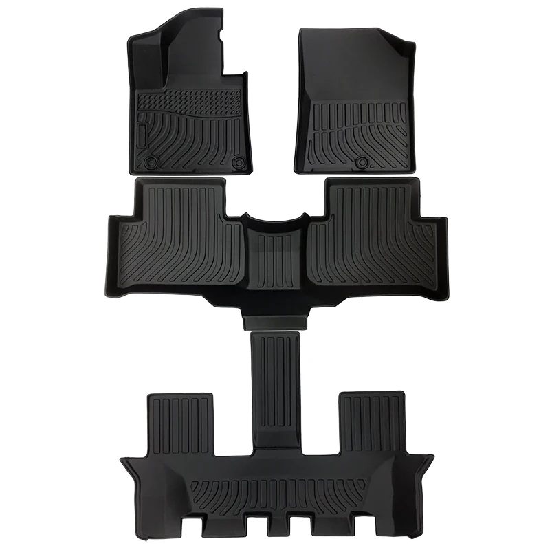 3D all weather guard car floor mattings car foot mats for Kia Telluride Sorento Hybrid Gaosline 7 seat 6 seat