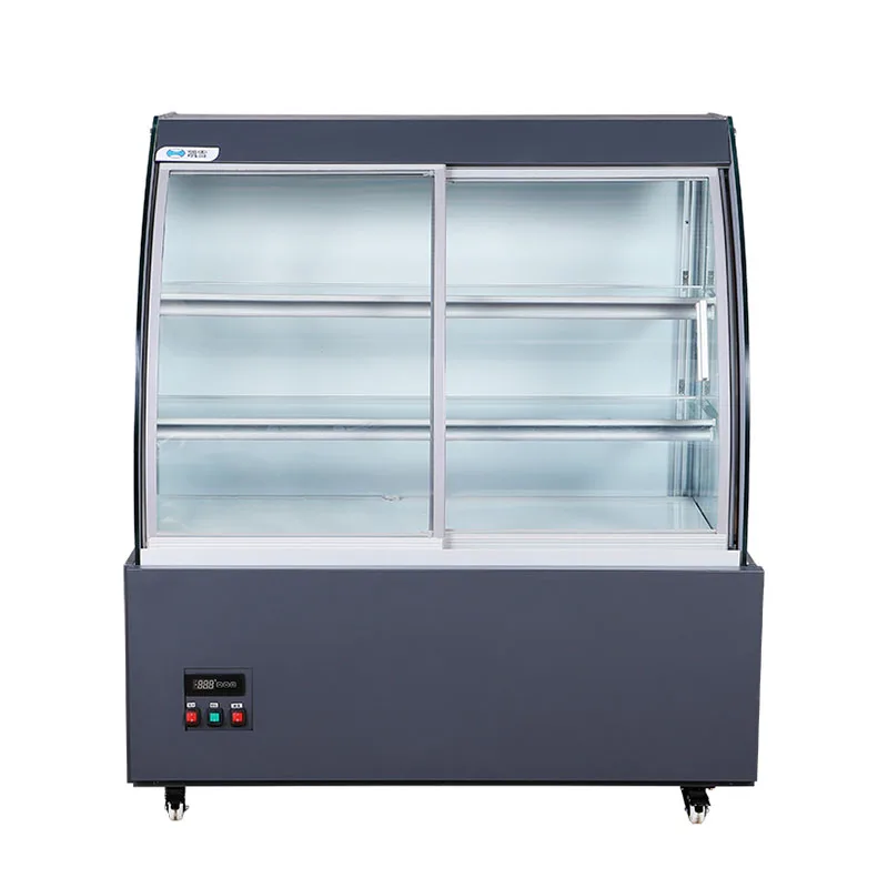 3 layers bread square showcase bakery square showcase