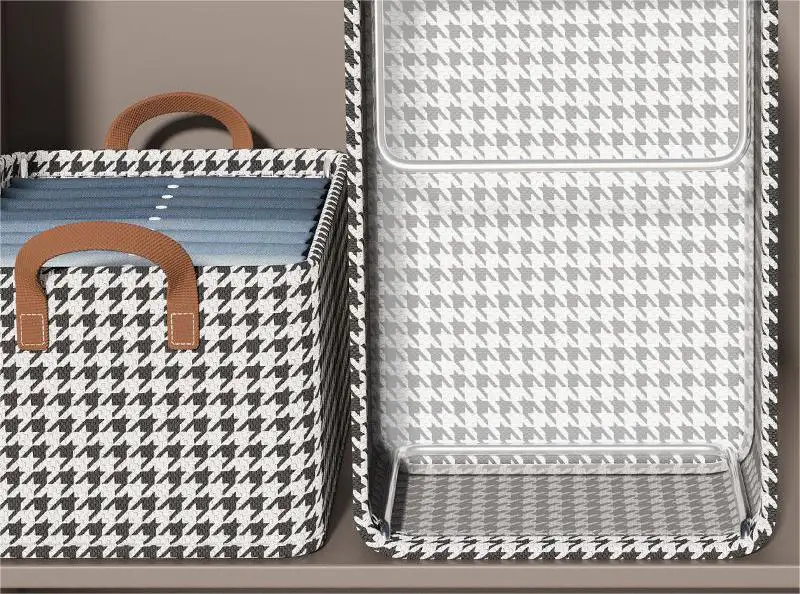 Clothes Dust Storage bask With steel frame Portablestorage Bag Foldable Moistureproof Large Capacity Storage Box